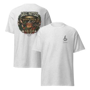 Sauce Matters Grey T Shirt at Bohemien